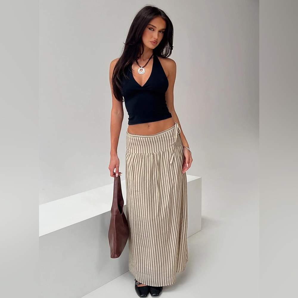 Princess Polly Antheia Striped Maxi Skirt Sold out online in this size!